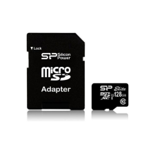 Silicon Power 128GB microSDXC Silicon Power Elite UHS1 + adapter (SP128GBSTXBU1V10SP) memóriakártya