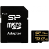 Silicon Power 256GB High Endurance Golden Series MicroSD UHS-I U3 Memóriakátya + Adapter (SP256GBSTXDV3V1HSP)