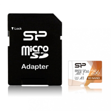 Silicon Power 256GB microSDXC Superior Pro UHS-1 U3 V30 A1 Colorful + adapterrel memóriakártya