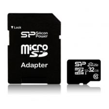 Silicon Power 32GB MICRO SDHC CARD UHS-1 + SD adapter memóriakártya