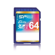 Silicon Power 64GB SD XC memória kártya Silicon Power UHS-I Elite (SP064GBSDXAU1V10) memóriakártya
