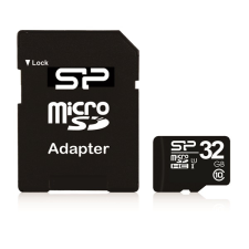 Silicon Power Micro SDCard 32GB Silicon Power SDHC Class 10 + Adapter (SP032GBSTH010V10SP) memóriakártya