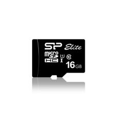Silicon Power MicroSD kártya - 16GB microSDHC Elite UHS-1 + adapter memóriakártya