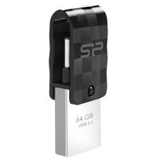 Silicon Power Pen Drive 64GB Silicon Power Mobile C31 fekete (SP064GBUC3C31V1K) (SP064GBUC3C31V1K) pendrive