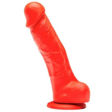  Silicone Dildo Stretch N°1 - 14 x 3.7cm piros műpénisz, dildó