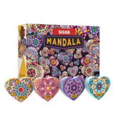 SILKA Radír, mandala, 36 db/display, Silka (SILKA_55873) radír