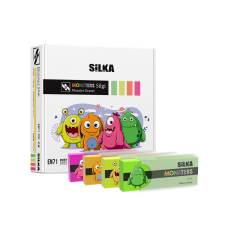 SILKA Radír, szörnyek, 20 db/display, Silka radír