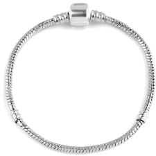 Silver Star karkötő - ezüstözött - 20cm (7193) karkötő