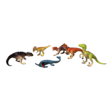 SilverHome Dinoszaurusz Világ Hat darabos Dinó Mini figura szett játékfigura