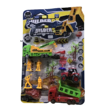 SilverHome Egy Épülő Város : Építkezési Műanyag Játékkészlet játékfigura