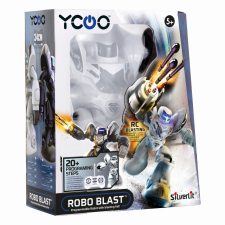 Silverlit YCOO Robo Blast távirányítós harci robot fény és hanghatásokkal fehér (7530-88061) autópálya és játékautó