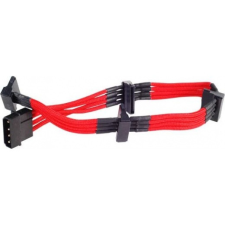 Silverstone 4-Pol-Molex -&amp;gt; 4x SATA hosszabbító 30c kábel és adapter
