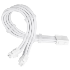Silverstone SST-PP07E-EPS8W-V2 8 pin (4+4) kábel fehér kábel és adapter