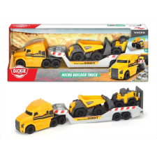 Simba Dickie Mack kamion Volvo munkagépekkel 32 cm autópálya és játékautó