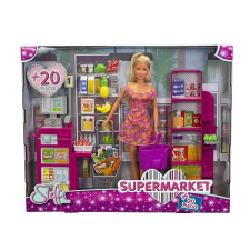Simba Steffi Love baba Szupermarket játékszett kiegészítőkkel baba