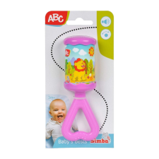 Simba Toys ABC dallam csörgő 12 cm - rózsaszín csörgő