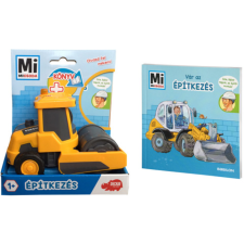 Simba Toys Mi Micsoda: Építkezés játékszett úthengerrel és könyvvel - Simba Toys autópálya és játékautó