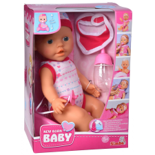 Simba Toys New Born Baby - 5 funkciós, interaktív lány baba 30cm (105037800) baba