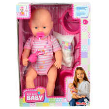 Simba Toys New Born Baby Pisilős baba kiegészítőkkel 38cm - Simba Toys baba