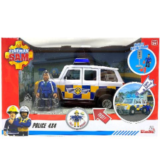 Simba Toys Sam a tűzoltó: Malcolm és egy 4x4 rendőrautó (109251096038) (ST109251096038) autópálya és játékautó