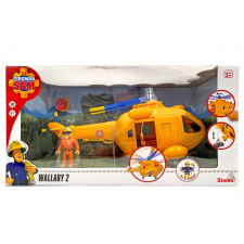 Simba Toys Sam Helicopter Wallaby II figruával autópálya és játékautó