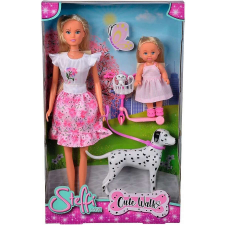 Simba Toys Simba Steffi Love baba - Steffi és Evi dalmata kutyával játékszett baba