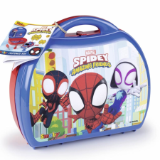 SimbaToys Smoby Spidey összeszerelhető autó bőröndben autópálya és játékautó