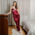  Simona elegáns fekete pizsama szett - 5 részes