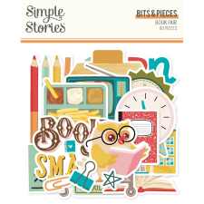 Simple Stories Book Fair Kivágatok Bits & Pieces 1 csomag matrica