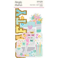 Simple Stories Crafty Things Kivágatok Simple Pages Pieces 1 csomag matrica