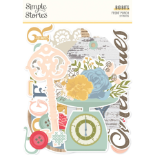 Simple Stories Front Porch Kivágatok Big Bits & Pieces 1 csomag matrica