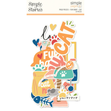 Simple Stories Fur Baby Cat Kivágatok Simple Pages Pieces 1 csomag matrica