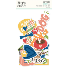 Simple Stories Fur Baby Dog Kivágatok Simple Pages Pieces 1 csomag matrica
