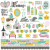 Simple Stories Matrica 12" (30 cm), Cardstock Stickers / Simple Stories Say Cheese Fantasy At The Park (1 ív)