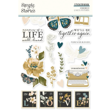 Simple Stories Matrica - Sticker Book - Remember (12 ív) matrica