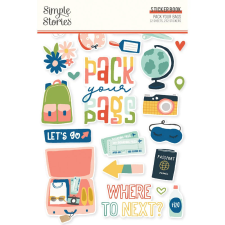 Simple Stories Pack Your Matrica Sticker Book 12 ív matrica