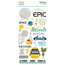Simple Stories Say Cheese Epic Matrica Foam Stickers 2 ív matrica