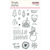 Simple Stories Szilikonbélyegző , Clear Stamps / Simple Stories Feelin' Frosty (1 csomag)