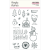 Simple Stories Szilikonbélyegző , Clear Stamps / Simple Stories Feelin' Frosty (1 csomag)
