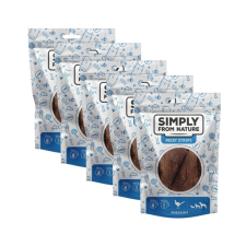 SIMPLY FROM NATURE Meat Strips Fácánhús csíkok kutyáknak 5x80 g jutalomfalat kutyáknak