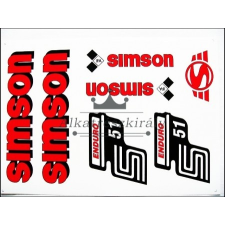 SIMSON MATRICA KLT. ENDURO PIROS / SIMSON - ENDURO egyéb motorkerékpár alkatrész
