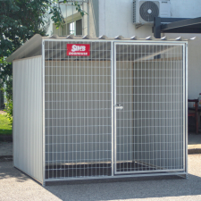 SINB Pirata Kutya kennel, 2x2m alapterület, padozat nélkül szállítóbox, fekhely kutyáknak