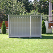 SINB RENATO Kutya kennel, 3x2m alapterület, padozat nélkül szállítóbox, fekhely kutyáknak