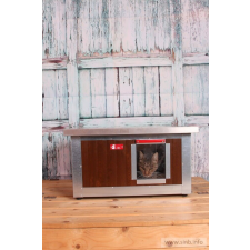 SINB Thermo Woody szigetelt macskaház szállítóbox, fekhely macskáknak