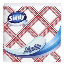 Sindy szalvéta 45 lap kockás minta (KSC10451180) higiéniai papíráru