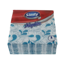 Sindy Szalvéta SINDY mintás 33x33 cm kék 45 darab asztalterítő és szalvéta