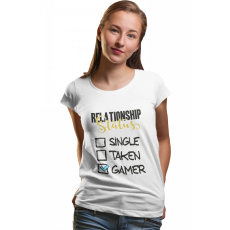  Single Taken Gamer - Női Póló