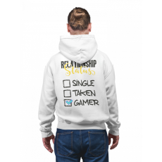  Single Taken Gamer - Unisex Zipzáros Pulóver