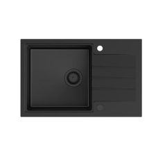 Sink Quadron PETER111 karbon szén el HCQP7850BLM_PC mosogatótálca