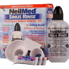 SINUS RINSE Orrmosó szett felnőtt induló készlet (palack + 60 db sótasak) gyógyhatású készítmény